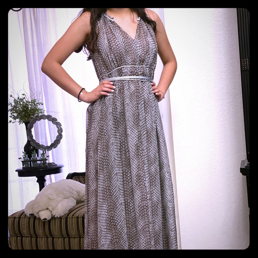 Grecian style maxi dress. NWT.